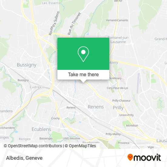 Albedis map