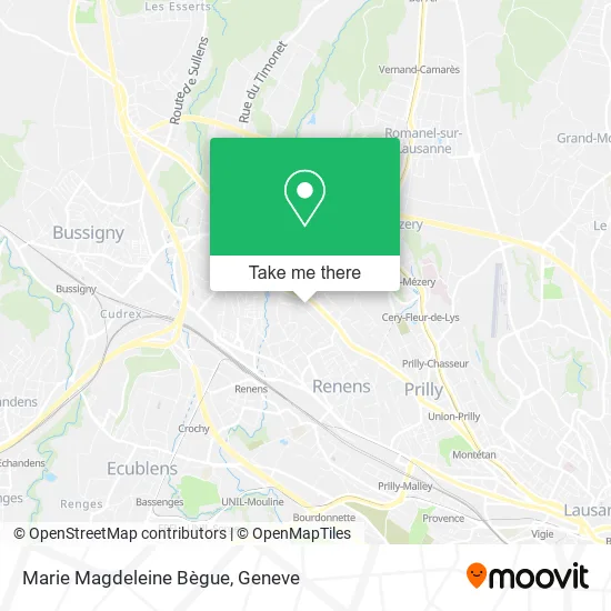 Marie Magdeleine Bègue map