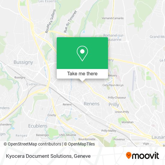 Kyocera Document Solutions map