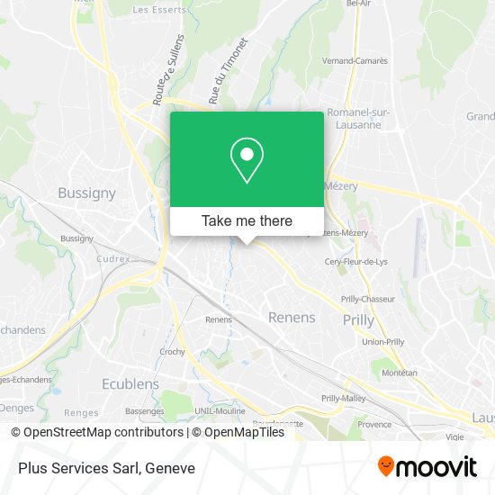 Plus Services Sarl map
