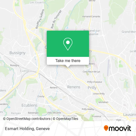 Esmart Holding map