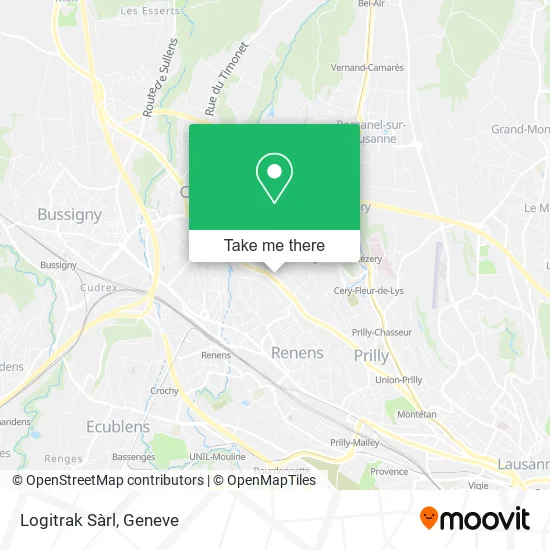 Logitrak Sàrl map