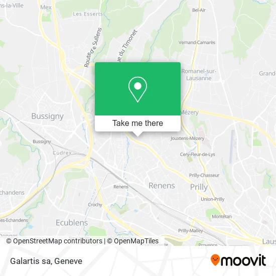 Galartis sa map