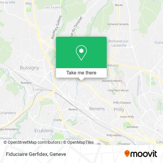 Fiduciaire Gerfidex map