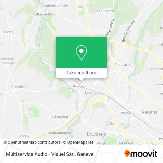 Multiservice Audio - Visuel Sàrl map