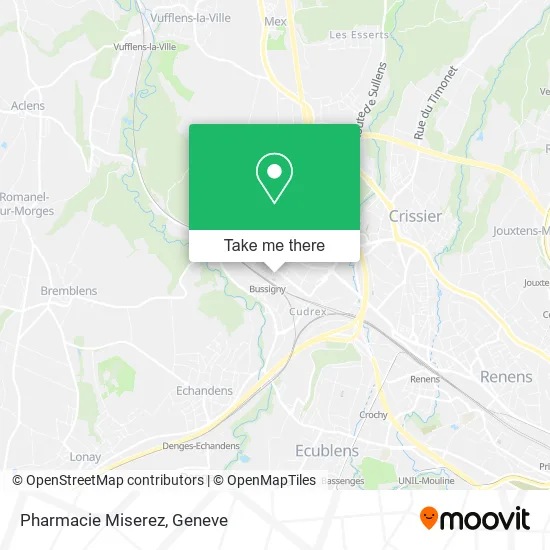 Pharmacie Miserez map