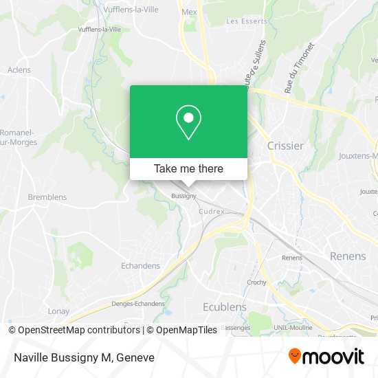 Naville Bussigny M map