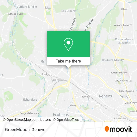 GreenMotion map