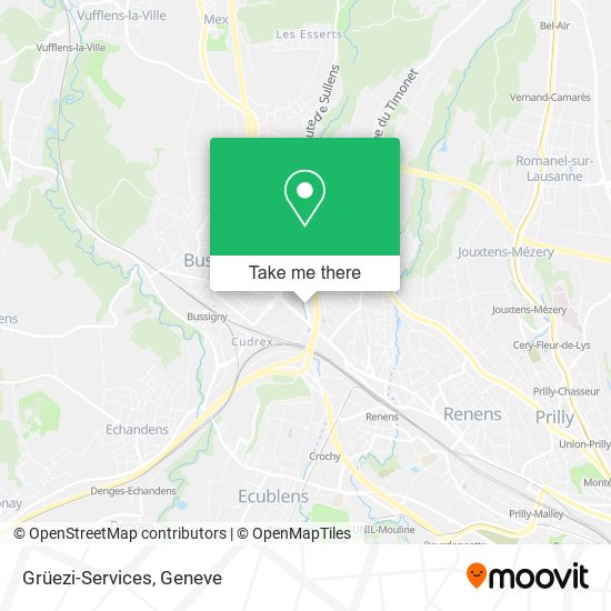 Grüezi-Services map