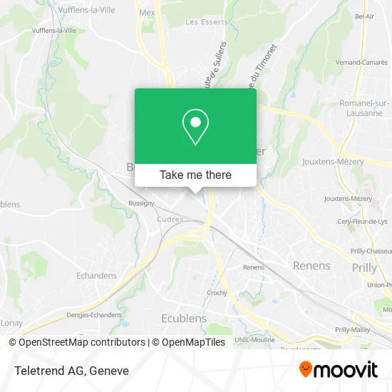 Teletrend AG map