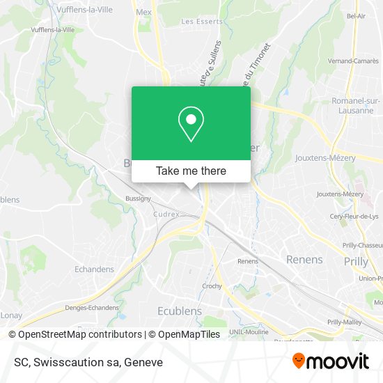 SC, Swisscaution sa map