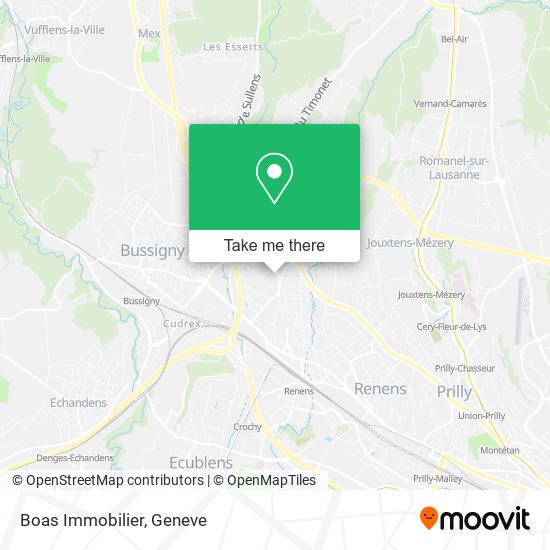 Boas Immobilier map