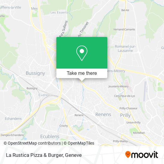 La Rustica Pizza & Burger map