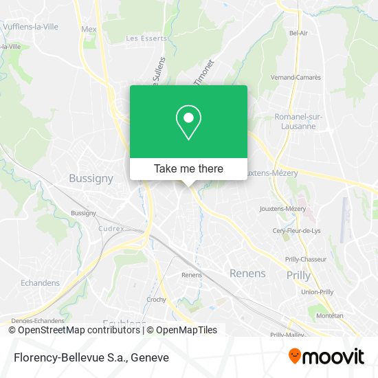 Florency-Bellevue S.a. map