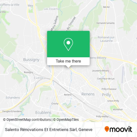 Salento Rénovations Et Entretiens Sàrl map