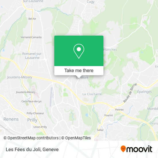 Les Fées du Joli map