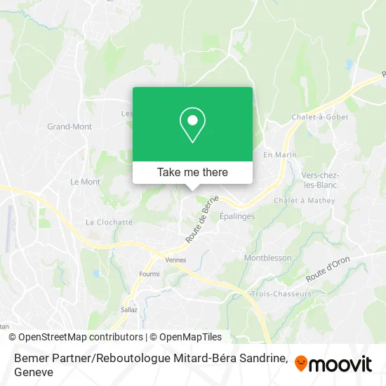 Bemer Partner / Reboutologue Mitard-Béra Sandrine map