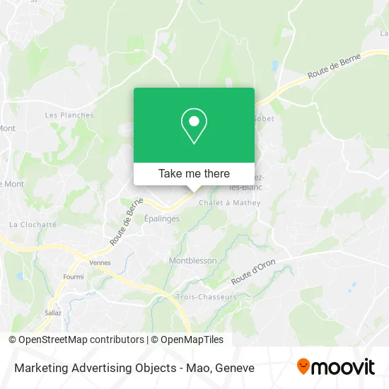 Marketing Advertising Objects - Mao map