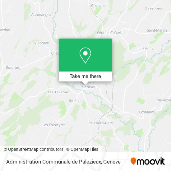 Administration Communale de Palézieux map