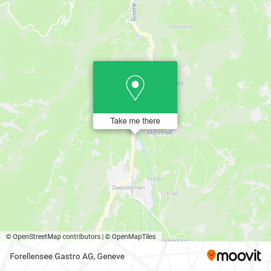 Forellensee Gastro AG map