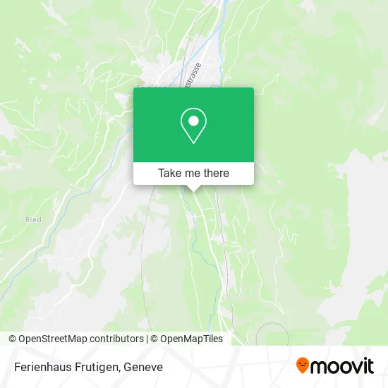 Ferienhaus Frutigen map