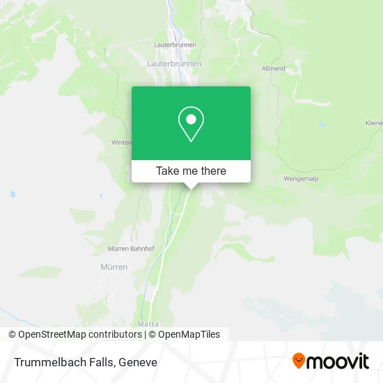Trummelbach Falls map