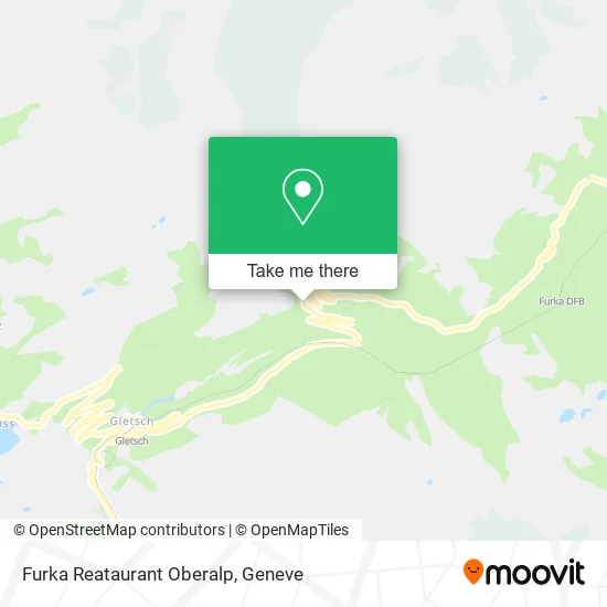 Furka Reataurant Oberalp map