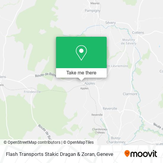 Flash Transports Stakic Dragan & Zoran map