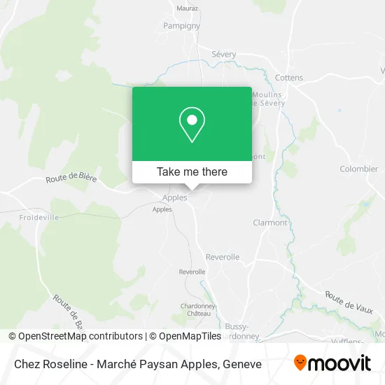 Chez Roseline - Marché Paysan Apples map