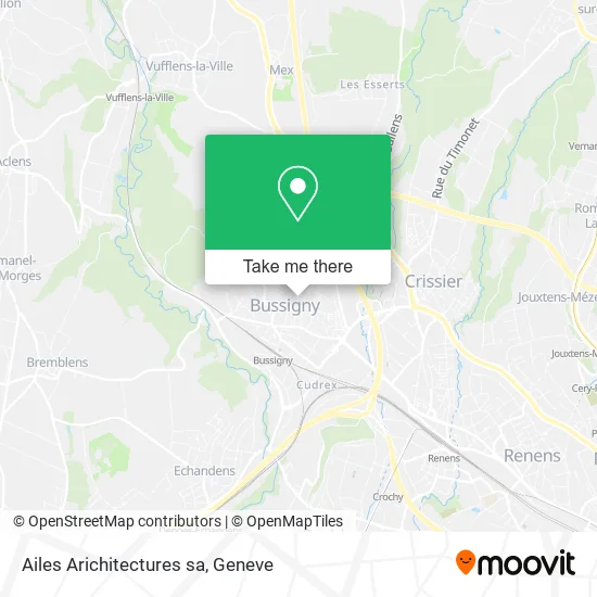 Ailes Arichitectures sa map