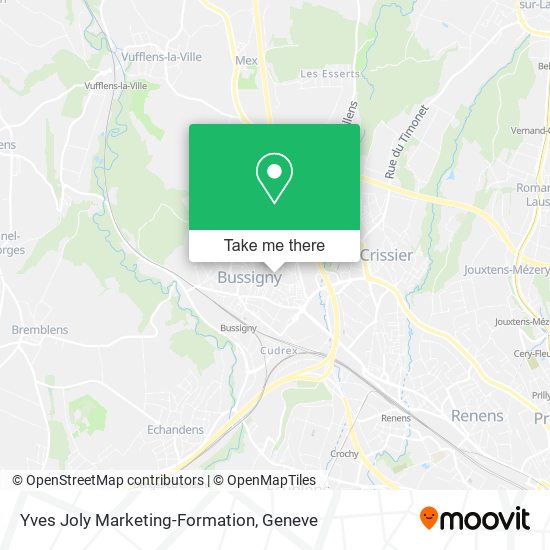 Yves Joly Marketing-Formation map