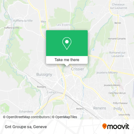 Gnt Groupe sa map