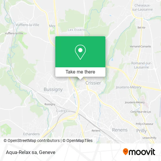 Aqua-Relax sa map