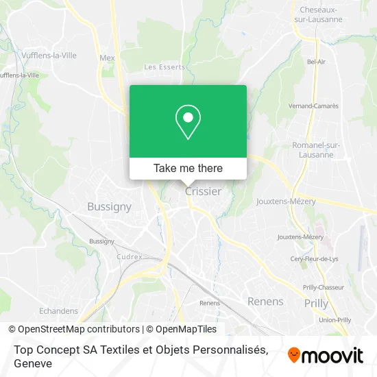 Top Concept SA Textiles et Objets Personnalisés map