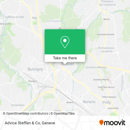 Advice Steffen & Co map