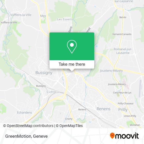 GreenMotion map