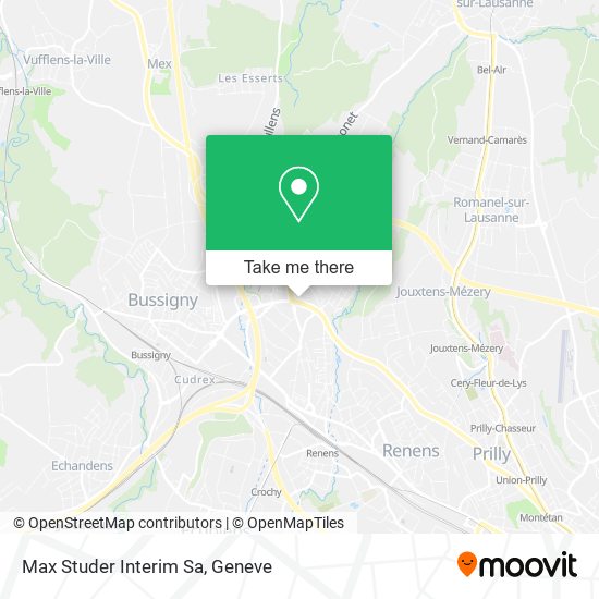 Max Studer Interim Sa map