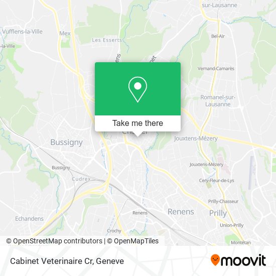 Cabinet Veterinaire Cr map