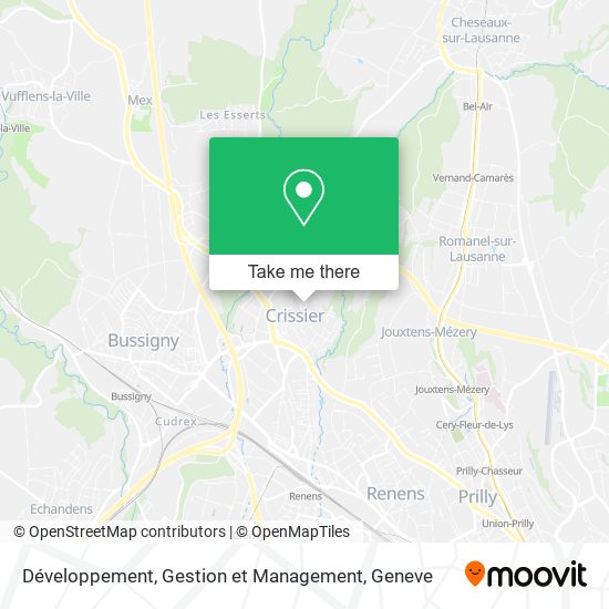 Développement, Gestion et Management map