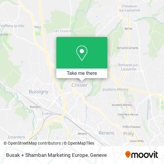 Busak + Shamban Marketing Europe map