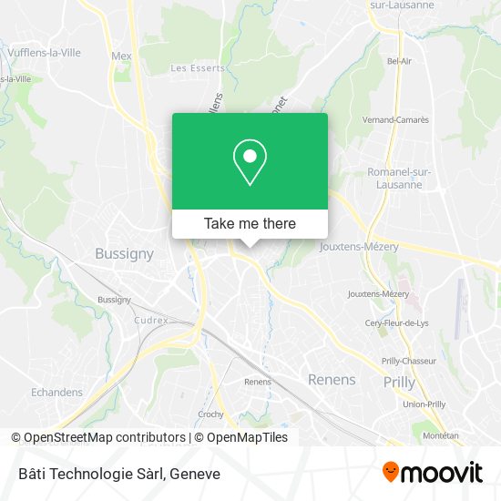 Bâti Technologie Sàrl map