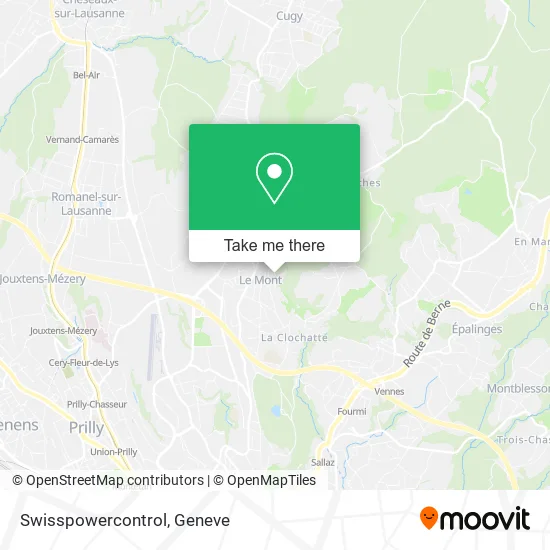 Swisspowercontrol map