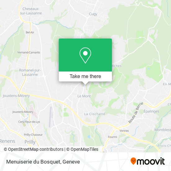 Menuiserie du Bosquet map
