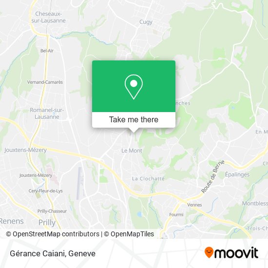Gérance Caiani map