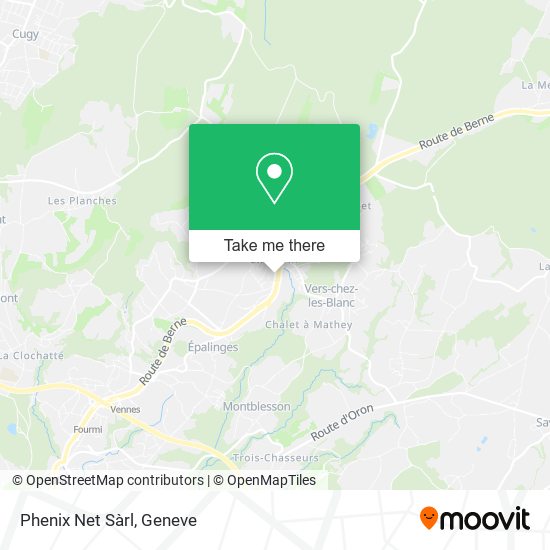 Phenix Net Sàrl map