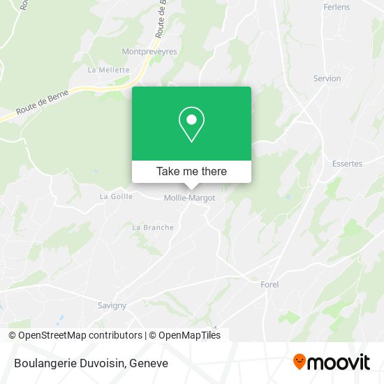 Boulangerie Duvoisin map