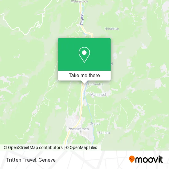 Tritten Travel map