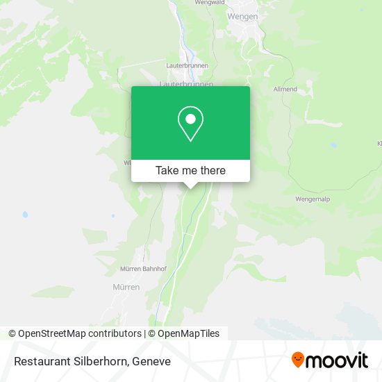 Restaurant Silberhorn map