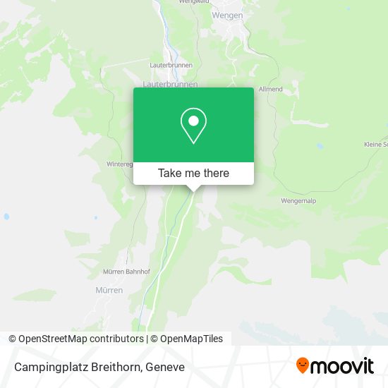 Campingplatz Breithorn map
