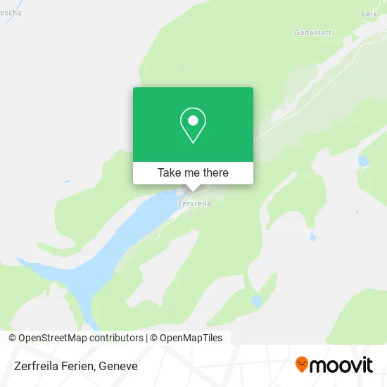 Zerfreila Ferien map